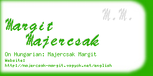 margit majercsak business card